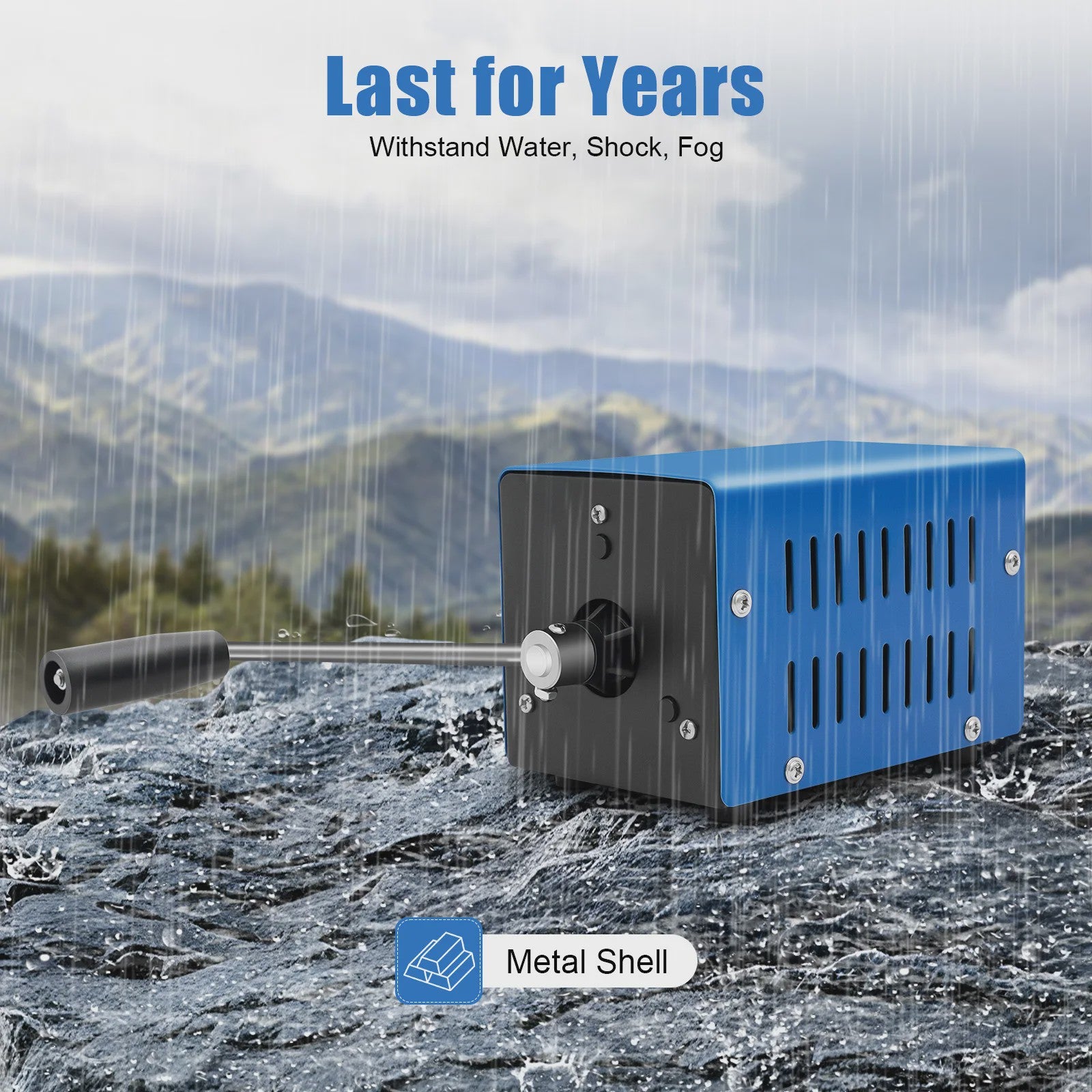 Draagbare Hand Crank Generator 20W - Noodstroom & USB Oplader voor Outdoor, Camping & Reizen