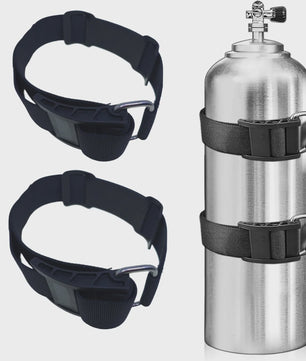 Verstelbare Duikfles Band met Cam Buckles en Antislip Pads voor Scuba Diving BCD