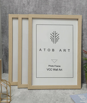 Set van 3 Houten Fotolijsten - Diverse Maten (10x15, 15x20, 20x25/A4) - Wanddecoratie & Cadeau