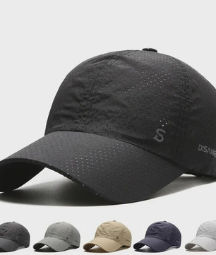 Ademende Hardloop Pet - Sneldrogend & Zonbescherming - Outdoor Baseball Cap