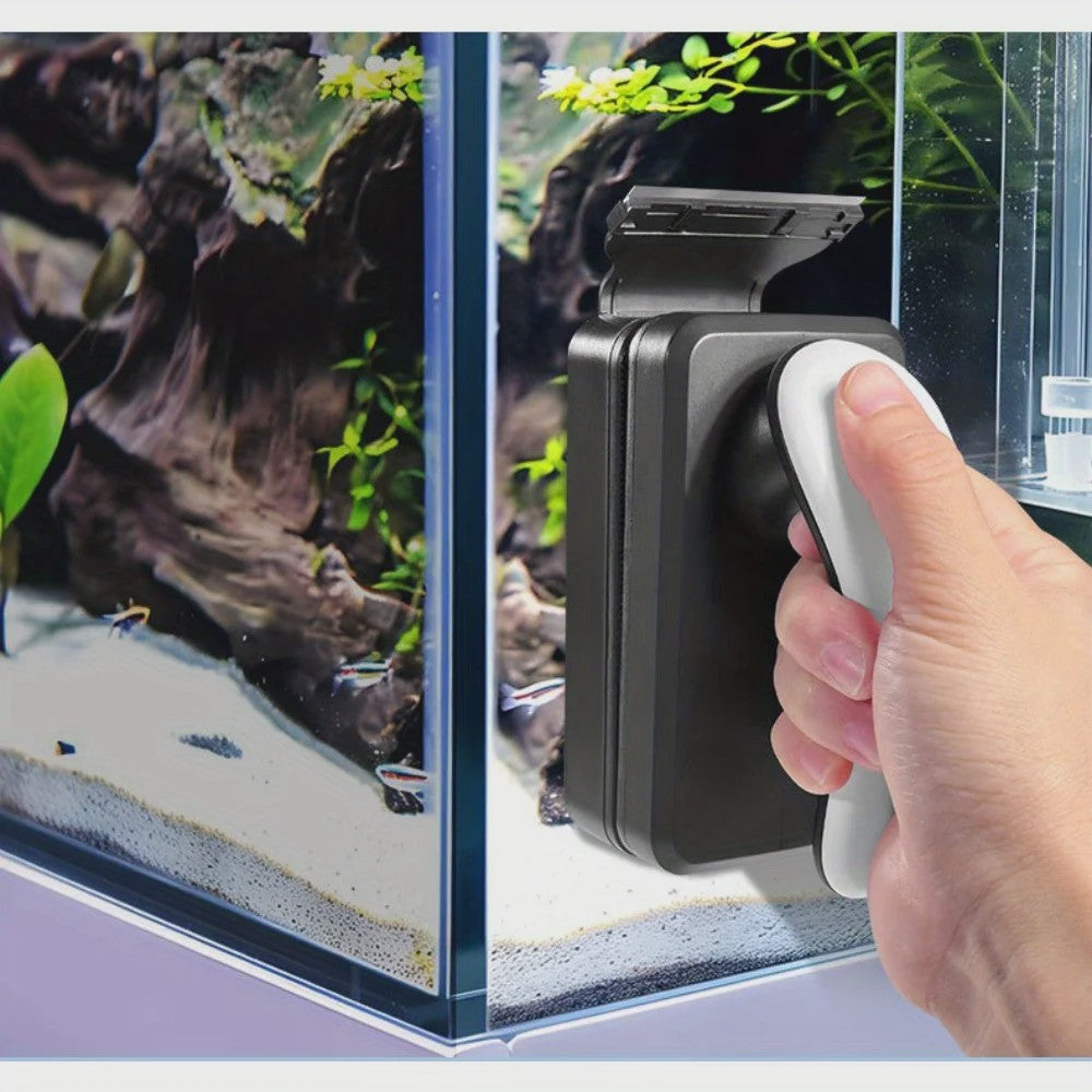 Sterke Magnetische Aquarium Glasreiniger met Antislip Handvat - Algenverwijderaar voor Vis Tanks en Glas