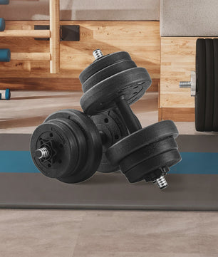 Songmics Verstelbare Dumbbells Set - 2 x 10 kg