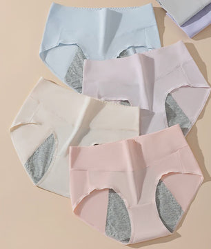 Hoge Taille Dames Slips voor Menstruatie - Lekvrij & Ademend Katoen