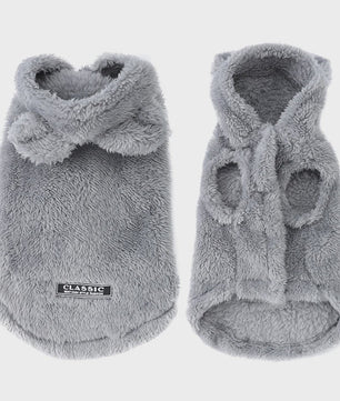 Schattige Fleece Hondenkleding met Capuchon - Winterjas voor Kleine en Middelgrote Honden & Katten