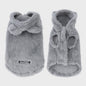 Schattige Fleece Hondenkleding met Capuchon - Winterjas voor Kleine en Middelgrote Honden & Katten