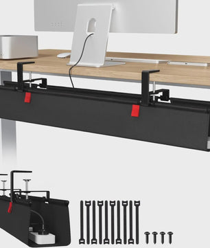 Onderbouw Kabelgoot Bureau 90cm - Opgeruimd Bureau met Kabelmanagement
