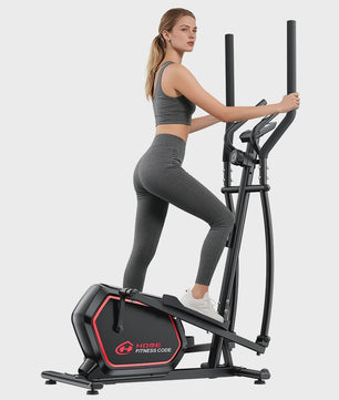 Compacte Elliptical Trainer met 16 Weerstandsniveaus en Hartslagmeter