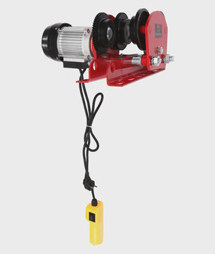 Elektrische Hijs Trolley 1 Ton - 370W Heavy Duty I-Balk Kraan voor Werkplaats & Magazijn