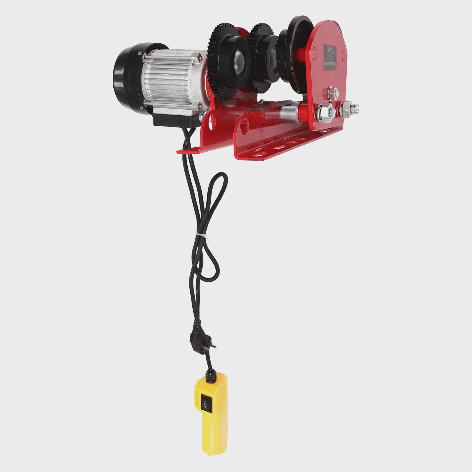 Elektrische Hijs Trolley 1 Ton - 370W Heavy Duty I-Balk Kraan voor Werkplaats & Magazijn