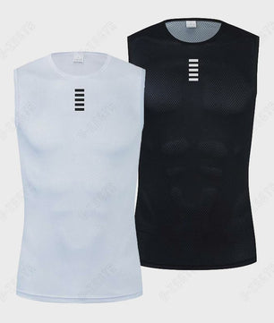 Heren Wielren Base Layer - Sneldrogend en Reflecterend Sportonderhemd