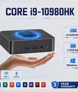Krachtige Mini PC met Intel Core i9, 16GB RAM, 1TB SSD & Windows 11 - Compact Desktop voor Kantoor & Thuis