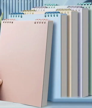 A5 Dik Notitieboek met Spiraalbinding - 60 Vel Lijn Papier
