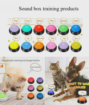 8x Spraakknop voor Huisdieren - Leer uw Hond of Kat Communiceren