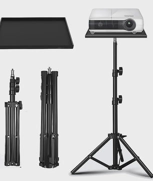Verstelbare Projector & Monitor Statief Tray met 1/4" Schroefdraad