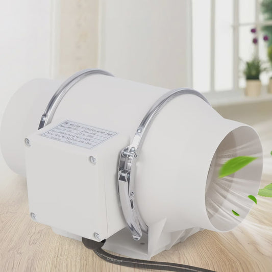 Stille Afzuigventilator 220V - 2600RPM - Voor Keuken, Badkamer & Toilet (HF100/HF150/HF200)