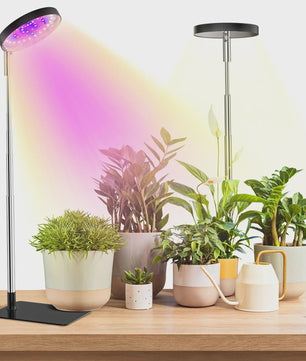 Full Spectrum LED Plantenlamp met 48 LEDs, Instelbare Hoogte & Timer