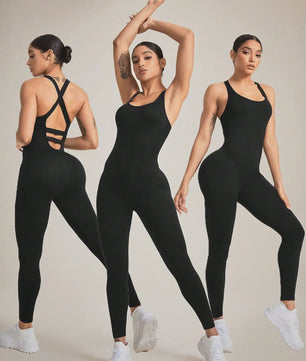 Naadloze Shapewear Bodysuit Dames met Buikcontrole en Criss-Cross Bandjes
