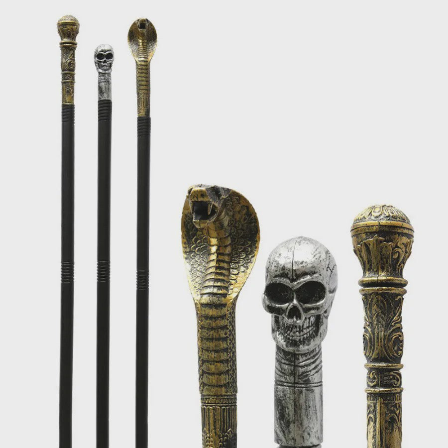 Halloween Cobra Scepter Wandelstok - Egyptische Stijl Koning Kostuum Accessoire
