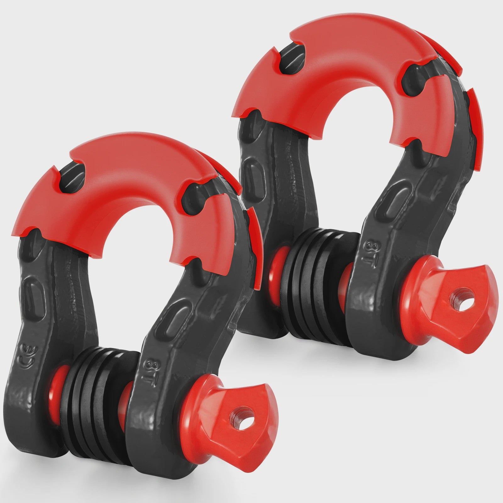 2x 3/4 Inch D-Ring Sluitingen met 7/8 Inch Pin voor Off-Road Voertuig Herstel