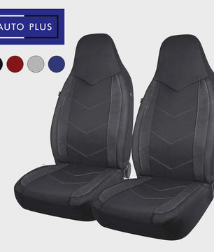 Sportieve Autostoelhoes Set met Hoge Rugleuning - Ademend Air Mesh & Airbag Compatibel