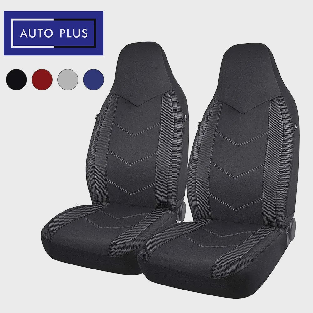 Sportieve Autostoelhoes Set met Hoge Rugleuning - Ademend Air Mesh & Airbag Compatibel