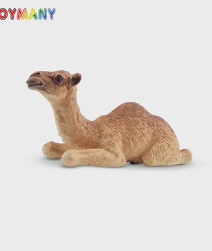 Toymany Camel Kalf Miniatuur Dier Model - Realistische Speelgoedfiguur voor Kinderen & Taartdecoratie
