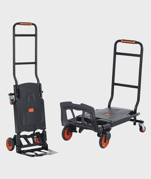 Opvouwbare Handkar Aluminium - 136 kg Laadvermogen - Draagbare Transportkar