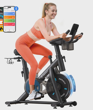 MERACH S26B2 Hometrainer - Stille Magneetweerstand Fiets met App & Fitness Cursussen