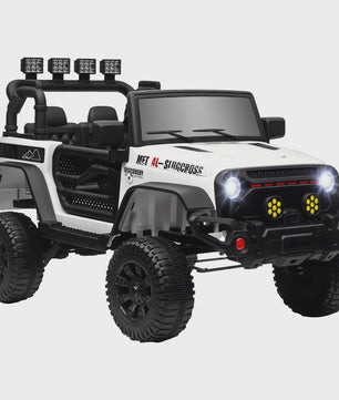 Elektrische Kinderauto 12V met Afstandsbediening, LED Verlichting en Muziek - Vanaf 3 Jaar