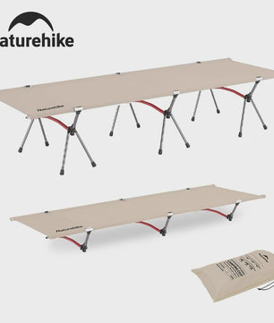 Naturehike Opvouwbaar Campingbed - Lichtgewicht, Verstelbare Hoogte, Draagbaar