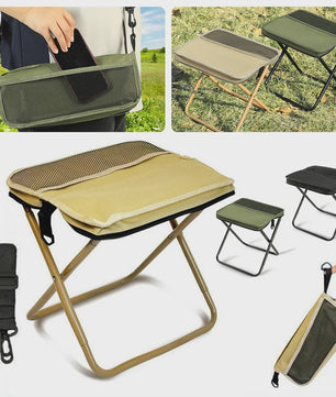 Opvouwbare Draagbare Camping Stoel met Draagtas - Lichtgewicht en Compact