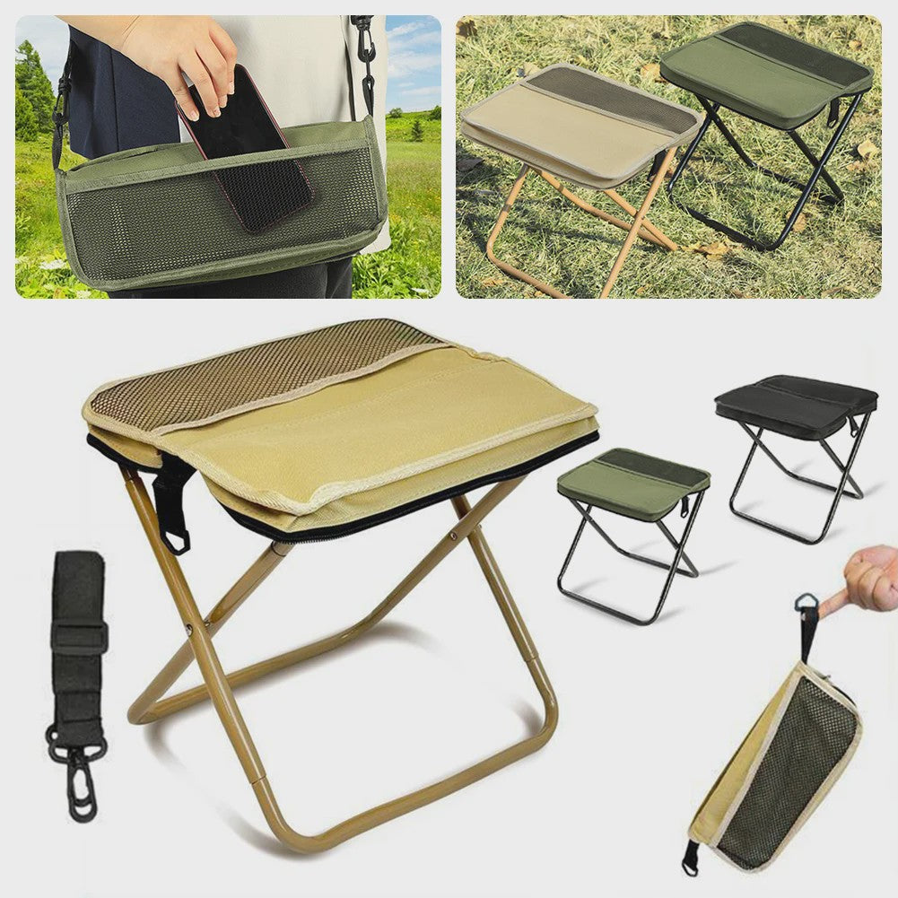 Opvouwbare Draagbare Camping Stoel met Draagtas - Lichtgewicht en Compact
