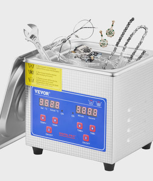 1.3L Ultrasone Reiniger met Digitale Timer - Krachtige & Draagbare Ultrasone Schoonmaakmachine voor Sieraden, Brillen & Meer