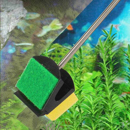 Aquarium Reinigingsset: Algenkrabber, Spons & Borstel voor Glas