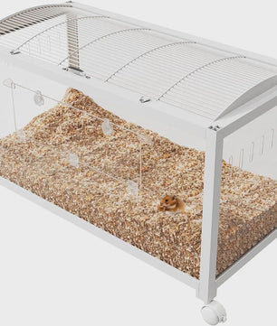 Grote Hamsterkooi met Wielen - Ruim Verblijf voor Hamsters, Cavia's en Kleine Dieren