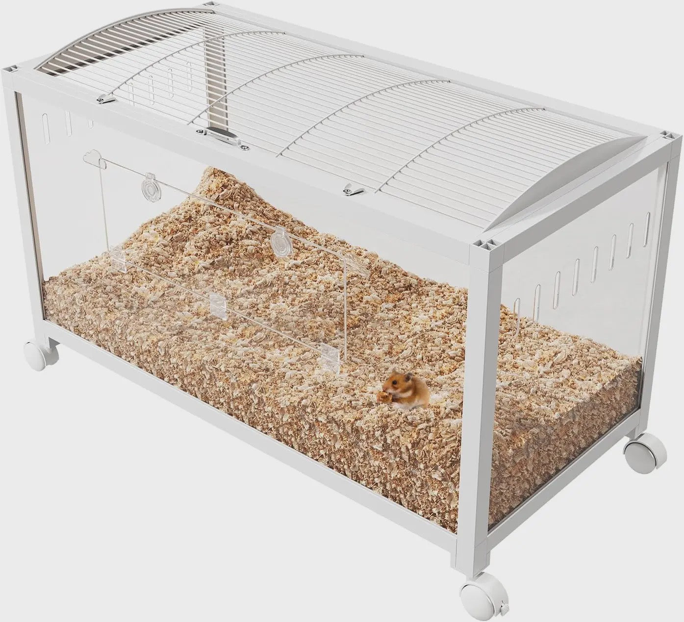 Grote Hamsterkooi met Wielen - Ruim Verblijf voor Hamsters, Cavia's en Kleine Dieren