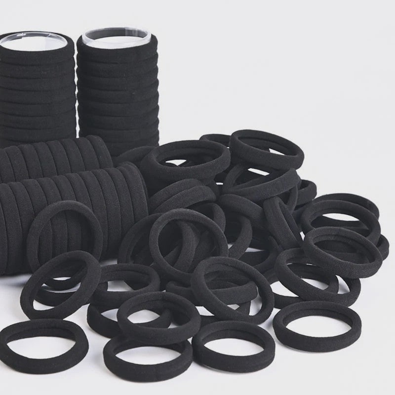 Elastische Haarelastiekjes Set - 4CM Scrunchies voor Meisjes & Dames - 20/50/100 Stuks