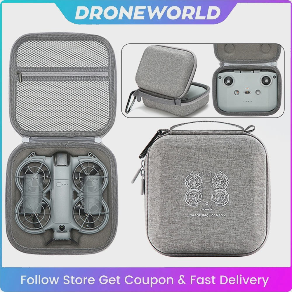 Draagbare Schokbestendige Opbergkoffer voor DJI NEO 2 Fly More Combo Kit & RC N3 Drone Controller