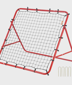 VEVOR Voetbal Rebounder Net - Draagbaar, Verstelbaar Hoek, Training Hulp