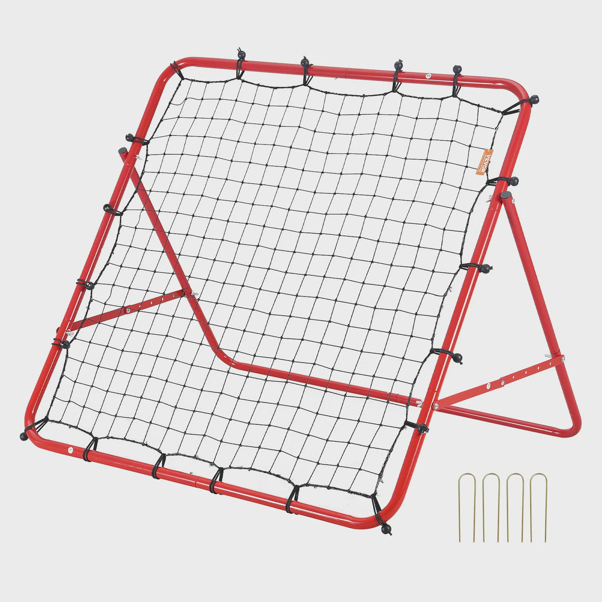VEVOR Voetbal Rebounder Net - Draagbaar, Verstelbaar Hoek, Training Hulp