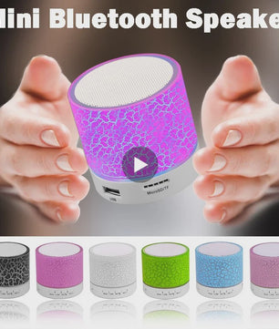 Mini Bluetooth Speaker met Kleurrijke LED Verlichting en Draadloze Muziekweergave