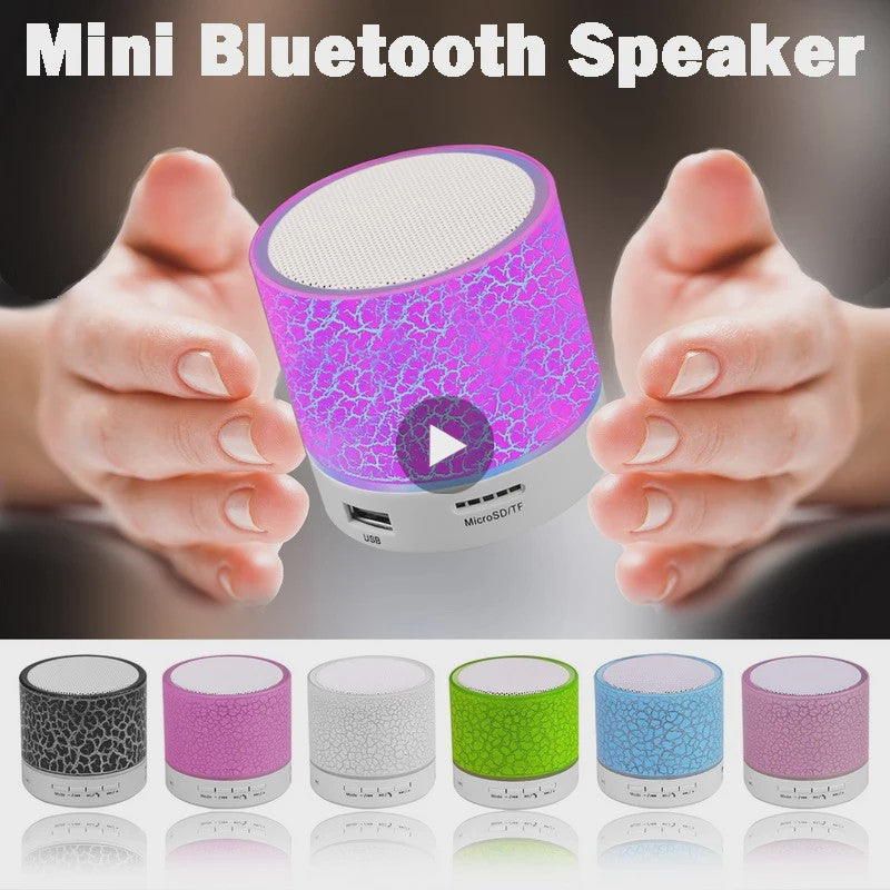 Mini Bluetooth Speaker met Kleurrijke LED Verlichting en Draadloze Muziekweergave