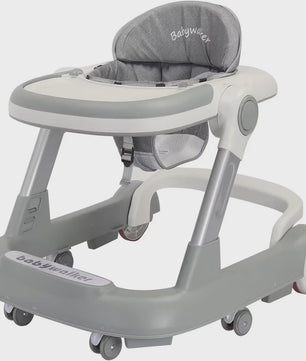 2-in-1 Baby Loopstoel & Duwkar - Opvouwbaar, In Hoogte Verstelbaar met Anti-Rol Systeem (6-18 Maanden)