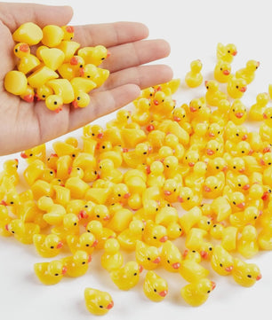 Set Mini Resin Eendjes - 100 of 200 Stuks - Decoratie, Knutselen & Feestjes