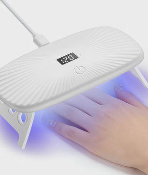 2-in-1 UV/LED Nageldroger: Handheld & Desktop, Snel Drogen met Timer