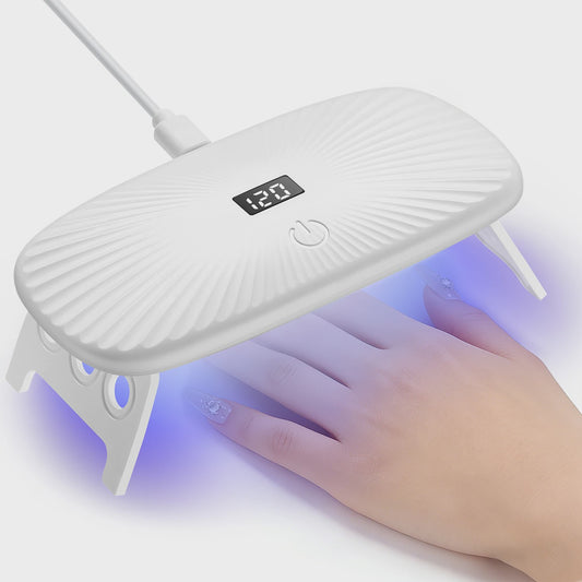 2-in-1 UV/LED Nageldroger: Handheld & Desktop, Snel Drogen met Timer
