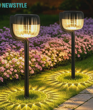 2/4 Stuks Super Heldere LED Zonne-tuinverlichting - Waterdicht IP65 voor Pad, Gazon & Buiten Decoratie