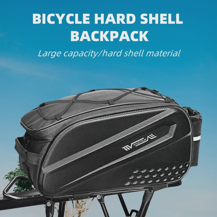Waterdichte Fietstas Achtertas Hardcase 10L - Multifunctionele Fietsbagage Tas