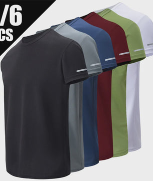 Heren Zomer T-shirt Korte Mouw - Sneldrogend & Ademend Sportshirt