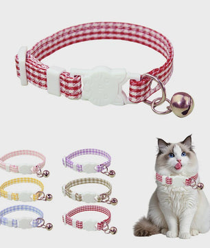 Verstelbare Kattenhalsband met Bel - Veilig & Stijlvol - Anti-verstikking Gesp
